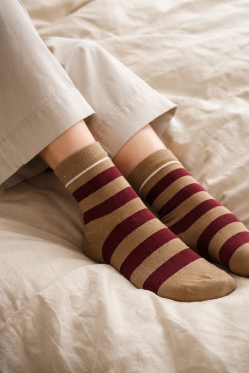 Socks - blue stripes