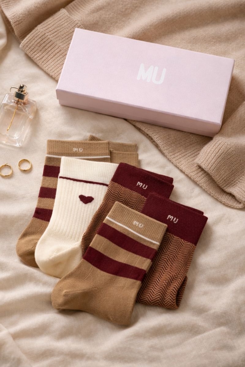 Socks - blue stripes