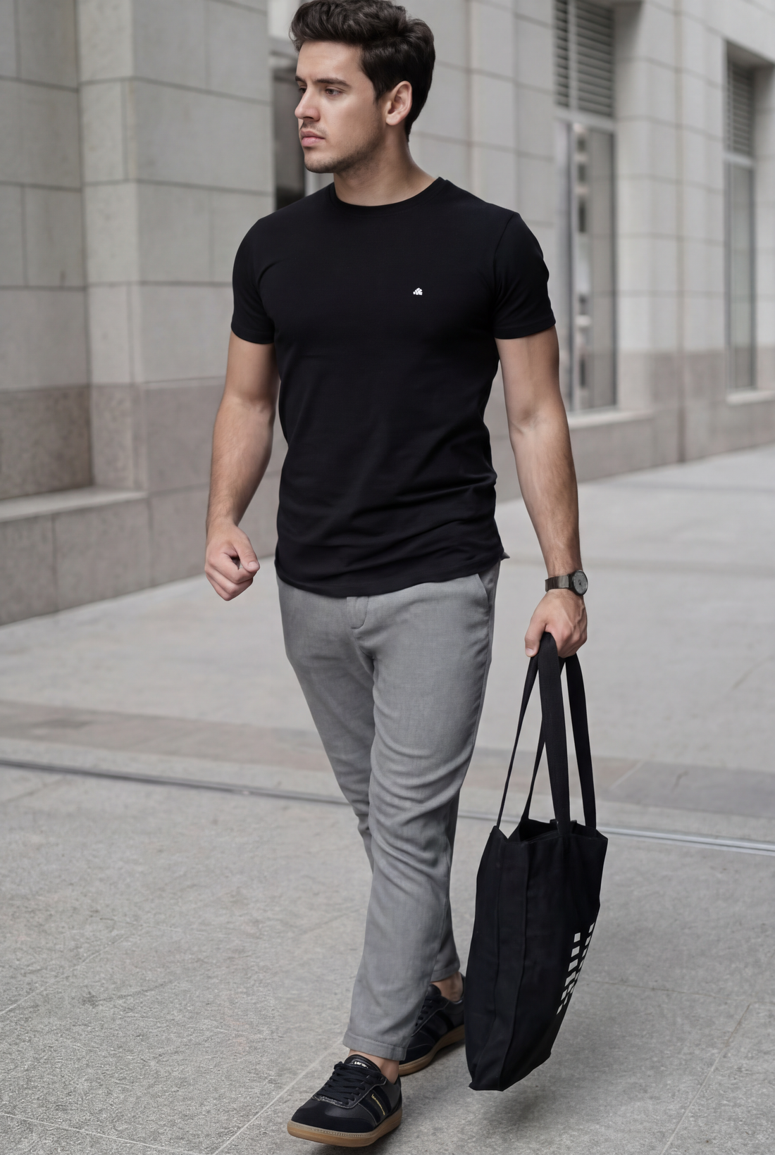 MILOS NEGRA MU-25 Hombre