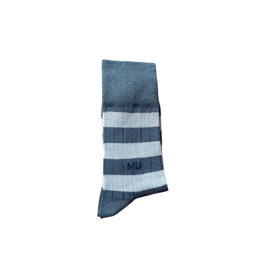 Socks - blue stripes
